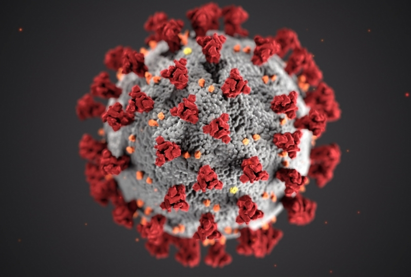 illustrasjon av koronavirus